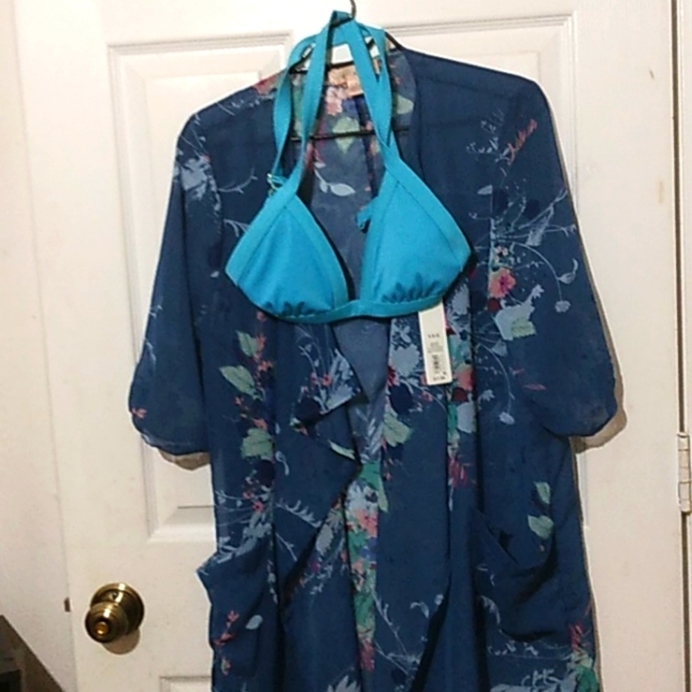 Band of Gypsies swim cover-up& top szS